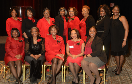 GKCBNA members with the association banner